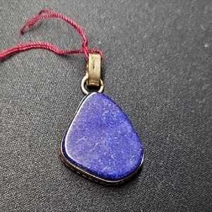 Blue Stone Pendant Necklace